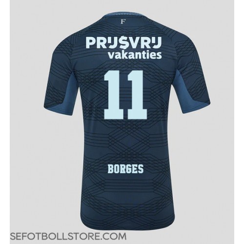 Feyenoord Goncalo Borges #11 Replika Bortatröja 2025-26 Kortärmad